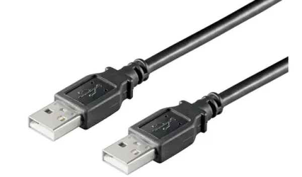 MicroConnect kabel USB2.0 A (M) - USB2.0 A (M) 3m černá / 480Mbit/s (USBAA3B)