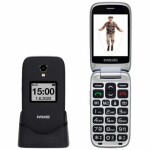 EVOLVEO EasyPhone FS + stojánek černá / 2.8" / 3MP / SOS / microSDHC (SGM EP-771-FSB)