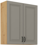 Horní skříňka Stilo 80 G-90 2F Barva korpusu: Dub artisan, Barva dvířek: Clay Grey