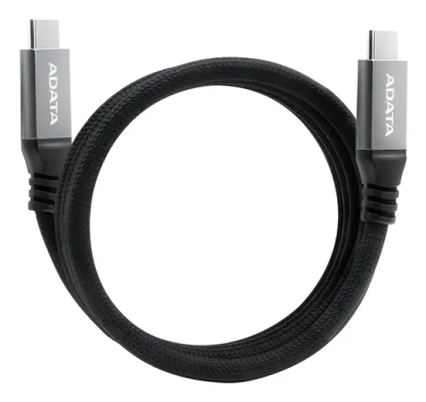 ADATA magnetický kabel USB-C černá / Kabel / USB-C - USB-C / 100W PD / 10Gbps / 1m (CACCU3-100W-100AN-BK)