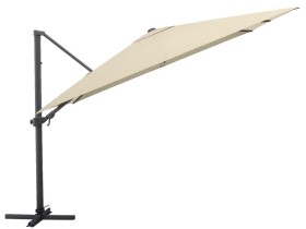 KETTLER Slunečník KETTLER EASY TURN 300x300 cm - matný antracit/béžová - voděodolný