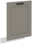 Dvířka na vestavnou myčku nádobí Luna ZM 713x596 Barva korpusu: Dub artisan, Barva dvířek: Clay Grey
