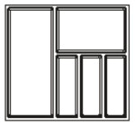 Agoform příborník Sky 600 barva: antracit