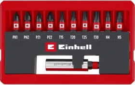 Einhell Sada rázových bitů / 25 mm / 11 ks (49118673)