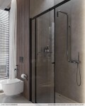 DEANTE - Silia titan Bidetová baterie, podomítková, s bidetovou ruční sprchou BQS_D34M