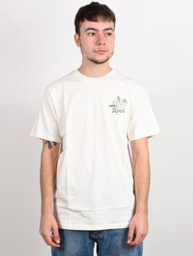 RVCA TROPICAL DISASTER ANTIQUE WHITE pánské tričko krátkým rukávem