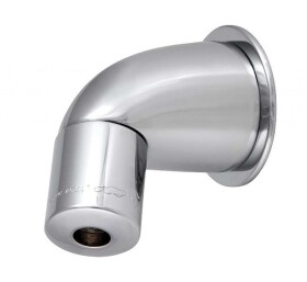 SANELA - Příslušenství Nástěnný sprchový výtok, antivandal, chrom SLA 39