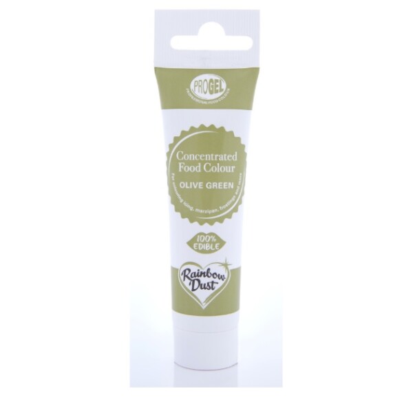Rainbow Dust ProGel® Gelová barva Olive Green 25g