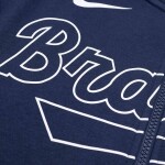 Nike Pánská mikina Atlanta Braves MLB Knockout Script Full-Zip Hoodie Velikost: 2XL