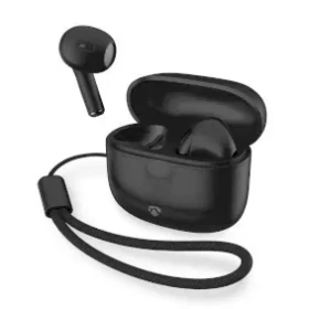 Nedis Plně bezdrátová sluchátka černá / Bluetooth 5.3 / Max. 16 hod / Ovládání dotykem / Nabíjecí pouzdro (HPBT2400BK)