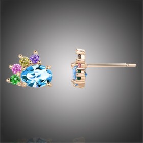 Náušnice Swarovski Elements Marisol, Barevná/více barev