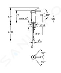 GROHE - Essence Páková bidetová baterie S, chrom 32934001