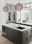 DEANTE ASTER chrom/černá Dřezová baterie, připojením vodního filtru BCA_064M
