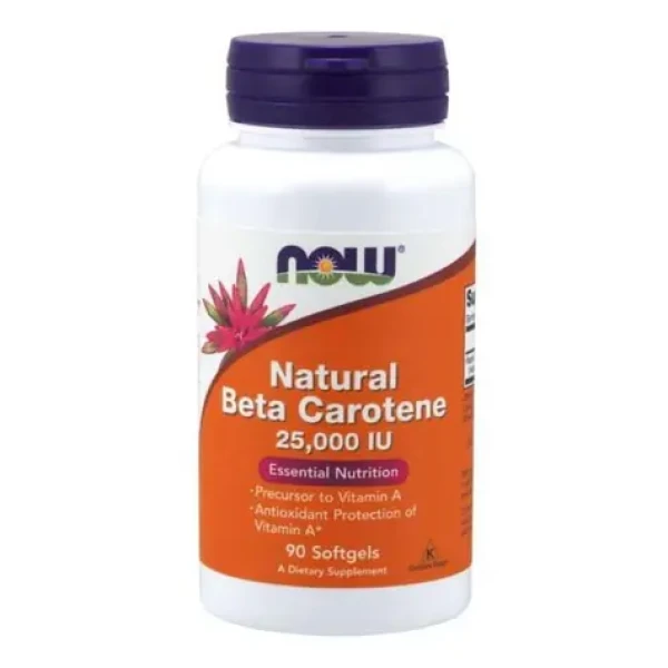 Beta-karoten Natural 7500 mcg - NOW Foods (90 kaps.) (41800-1-90caps-1)