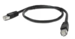 Gembird FTP CAT6 3m / patch kabel / stíněný s ochranou / černá (PP6-3M/BK)