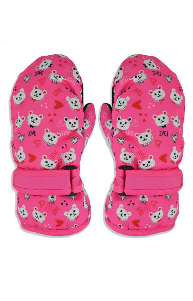Noviti RN033 Lyžařské rukavice Girl růžová 12 cm