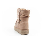 D.Franklin snow boots ladies winter fashion fur insulated brown high dámské 40