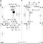 HANSGROHE - Raindance Alive S Sprchový set s termostatem, průměr 30 cm, 3 proudy, EcoSmart, matná černá 24596670