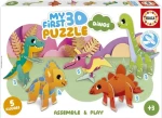 EDUCA Moje první 3D puzzle Dinosauři 5v1