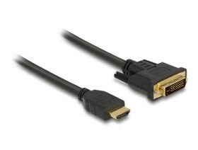 DeLock Kabel HDMI-A (M) - DVI-D (M) 1.0m černá (85652)