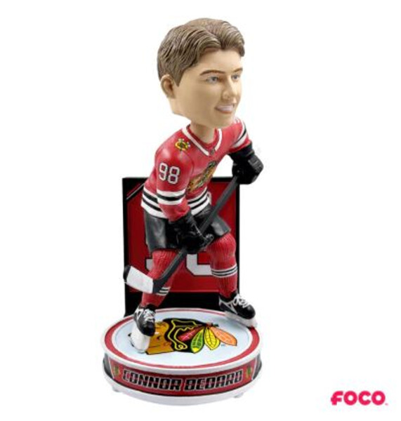 FOCO Figurka Chicago Blackhawks NHL Connor Bedard #98 Hero Series Bobblehead