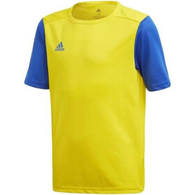 Dětské fotbalové tričko Estro 19 Jersey JR FT6681 Žlutá s modrou - Adidas žluto-modrá 128
