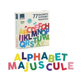 VILAC Dřevěná magnetická abeceda Velká písmena