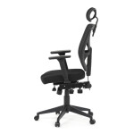 Kancelářská židle, asynchronní mechanismus, černá, KA-Q8250 BK