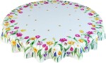 DumDekorace Dekorativní ubrus s jarními květinami Šířka: 140 cm | Délka: 200 cm