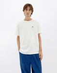 Tričko Thinking MU White T-Shirt Sun Blue Back WHITE