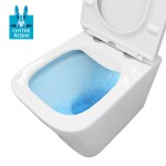 Mereo WC závěsné kapotované, RIMLESS, 490x340x350, keramické, vč. sedátka CSS118S, 8ks VSD83SAKCE8