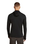 ICEBREAKER Mens 300 RealFleece Descender LS Zip Hood, Black velikost: M