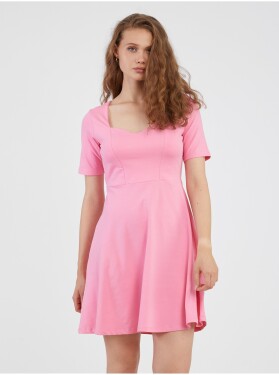 Růžové dámské šaty Pieces Ang dámské