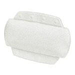 Spirella ALASKA polštář do vany bílá / PVC / 32 x 23 cm (7610583705235)