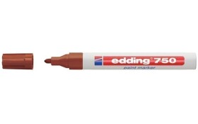 Edding Lakový popisovač 750 - hnědý