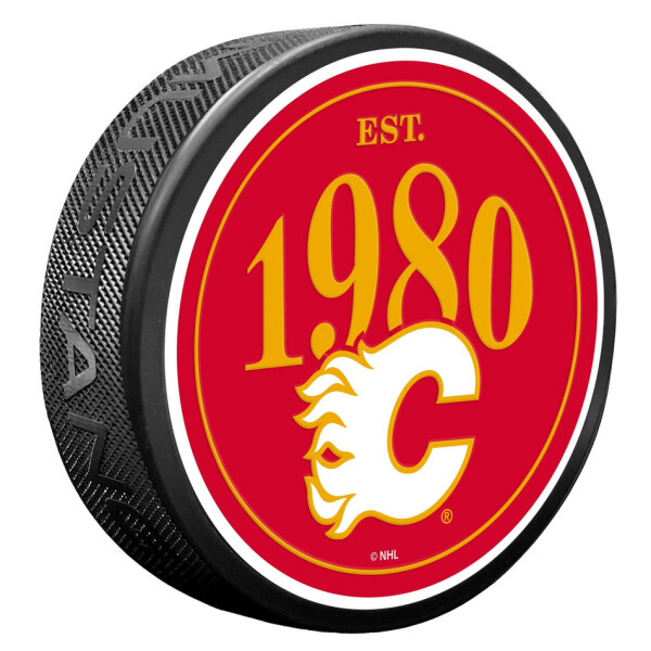 Mustang Puk Calgary Flames NHL Founding Year