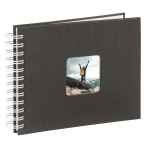 Hama FINE ART 24x17 cm černá Album klasické spirálové 50 stran bílé listy