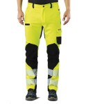 ISSA - Industrial Starter Kalhoty EXTREME HIVI 8830BHV pánské žluto-černé 2XL žluto černé