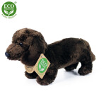 Plyšový pes jezevčík stojící 2dr. 19 cm ECO-FRIENDLY