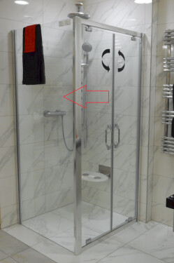 HUPPE - Boční zástěna ke sprchovým dveřím 90 cm Hüppe Next 140505.069.322 140505.069.322