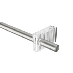 Stříbrná roztažitelná garnýž 107-305 cm Umbra FLUTE