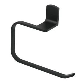 Spirella TAKU nástěnný držák na ručníky 22 cm matná černá / ocel (7610583210852)