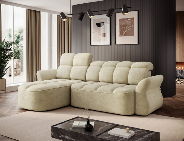 Sedací souprava Beneth Provedení: Levá varianta, látka: Monolith 04