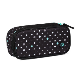 Bagmaster SUPERNOVA 23 A studentský penál - černo tyrkysový Černá 230218