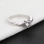 LUNICA Stříbrný prstýnek TOUHA Velikost prstenu: 9 (EU: 59-61) 0636_9