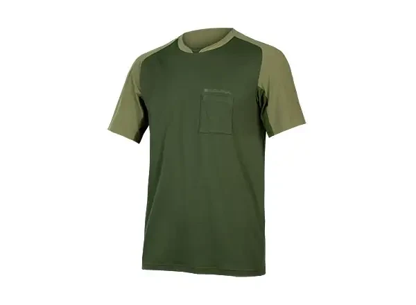 Endura GV500 Foyle pánské triko krátký rukáv Olive green vel. L