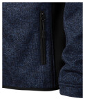 Casual softshellová bunda pánská knit blue M