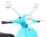 Mamido Dětský elektrický skútr Vespa modrý