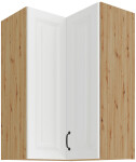 Horní rohová skříňka Stilo 60x60 GN-90 2F (90°) Barva korpusu: Dub artisan, Barva dvířek: Clay Grey