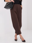 Dámské kalhoty SP FL8557.46 Tmavě hnědá - FPrice tmavě hnědá one size
